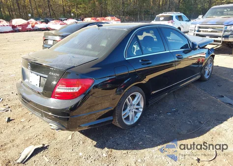 2013 Mercedes-Benz C 300 Sport 4Matic from USA, damaged, VIN WDDGF8AB8DR267356